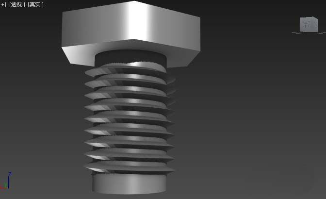 3Dmax怎么建模螺丝头?