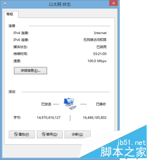 win8如何查看网络连接状态?win8查看网络连接状态的方法