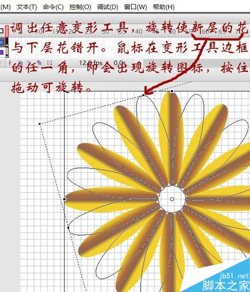 flash绘制一朵非常漂亮的花