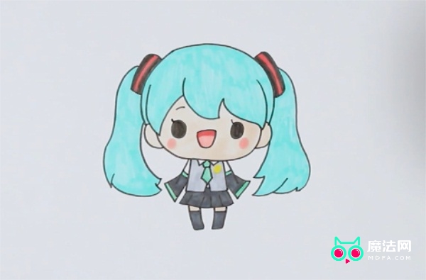 初音未来简笔画