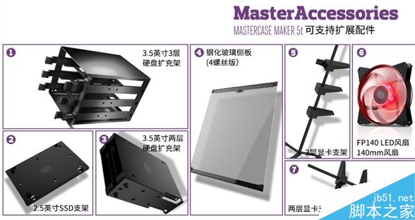 酷冷至尊MasterCase Maker 5t模组机箱首发:灯光骚气/1699元