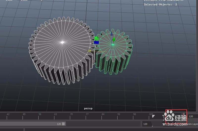 Maya怎么制作齿轮转动的动画?