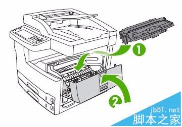 惠普HP M5025一体机怎么更换耗材(碳粉盒)?