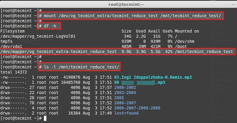 在Linux如何扩增卷组、逻辑卷以及缩减逻辑卷LVM的过程