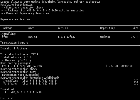 在Linux系统中使用LFTP的教程