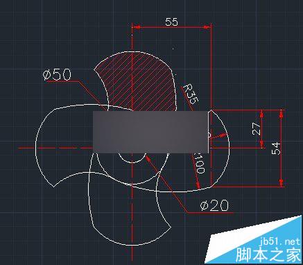 AUTOCAD绘制风扇扇叶教程