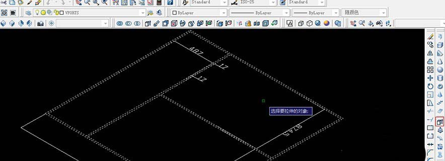 cad怎么建模三维立体的柜子?