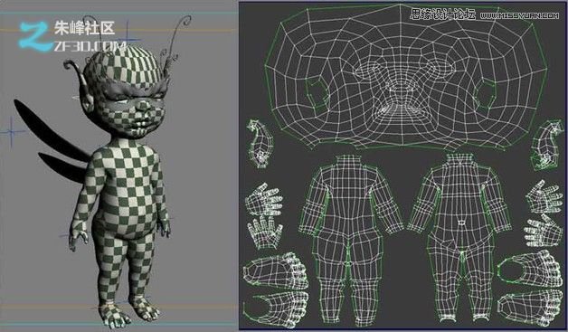 3ds max制作蝴蝶宝宝精灵建模教程