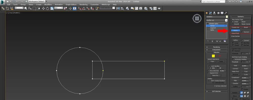 3dmax二维线怎么进行布尔运算?