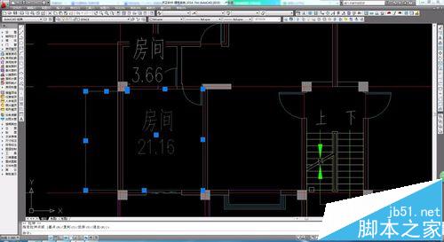 cad2014中怎么快速计算房间面积?