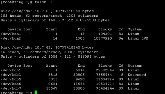 linux下磁盘查看命令分享