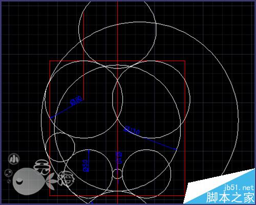 怎么用cad画苹果logo? cad苹果logo的设计过程