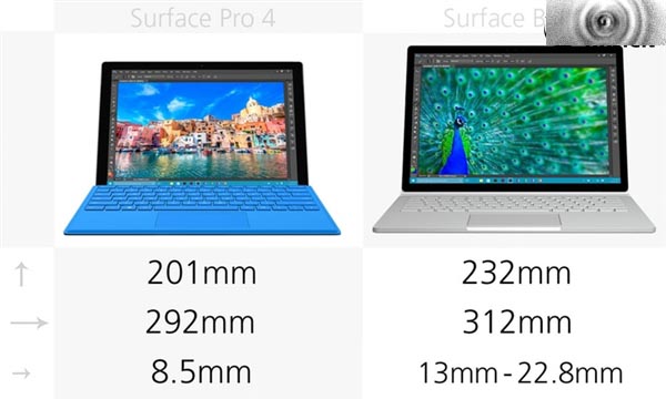 家门对决  Surface Book 和Surface Pro 4图文对比