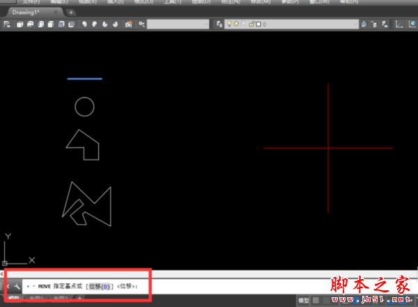 Cad中如何移动图形?AutoCAD移动图形的图文操作流程