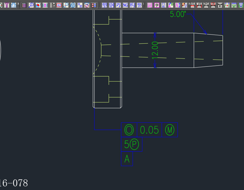 cad2017怎么创建形位公差?