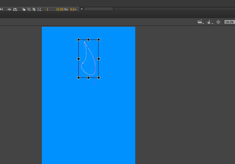 flash CS6怎么制作水滴下落的动画效果?