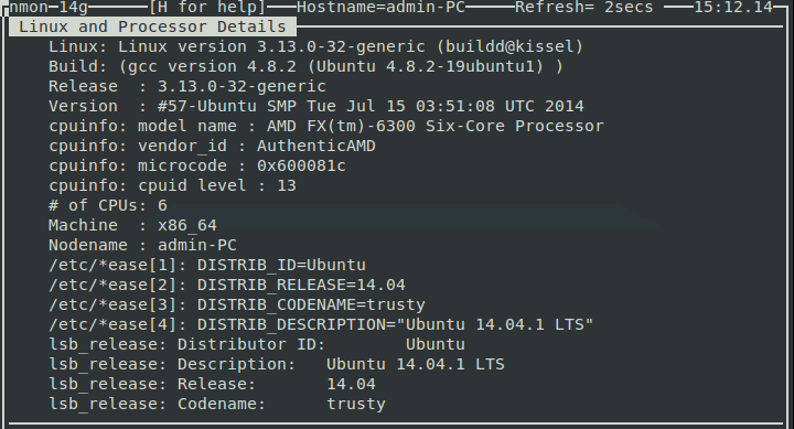 在Linux中安装是使用系统性能监控软件Nmon