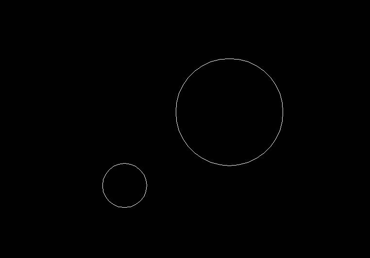 CAD怎么绘制两个圆的公切线? CAD相切命令的使用方法