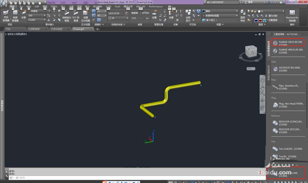 CAD Plant 3D怎么进行管道的布置?