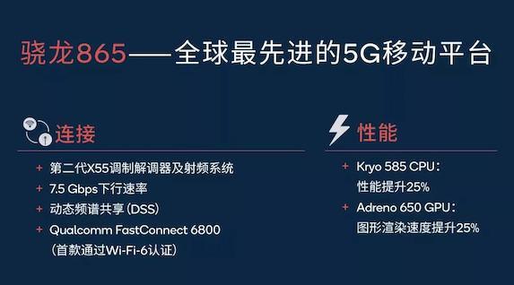 骁龙765g和骁龙865哪个更好 骁龙765g对比骁龙865全面评测