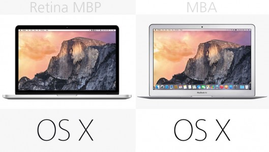 新款Macbook Pro和Macbook Air参数对比