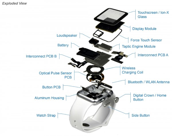 Apple Watch 运动版硬件单价曝光 维修再也不会被坑了