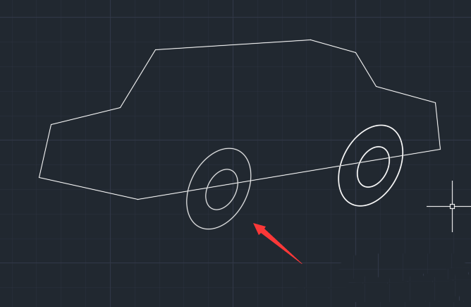 CAD怎么画小轿车平面图? cad绘制汽车图形的教程