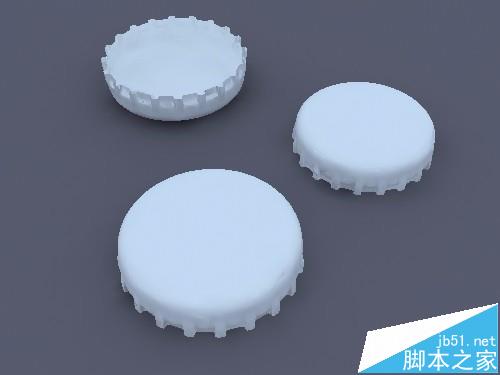 3dmax中怎么使用vray双面材质制作酒瓶盖?