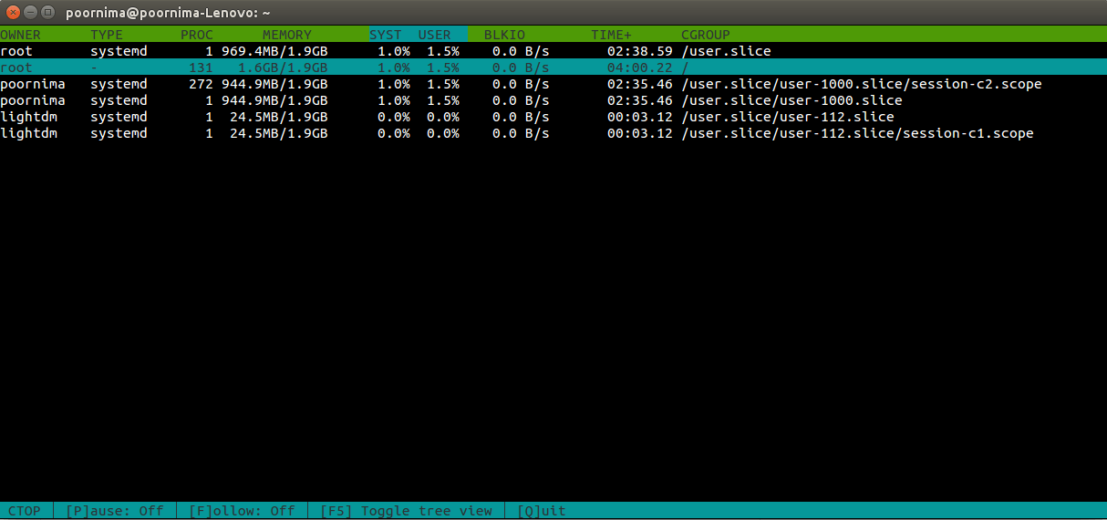 使用ctop在命令行中检测Linux容器性能