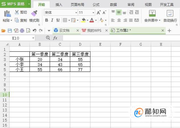 WPS表格如何进行分类汇总