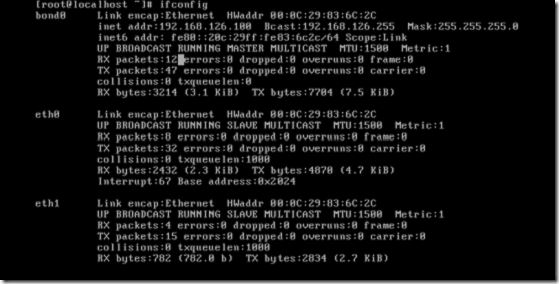 Centos双网卡bonding绑定实现负载均衡的方法