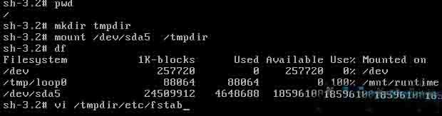 Linux系统中fstab文件丢失的恢复方法