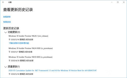 Win10 19628快速预览版如何手动更新？