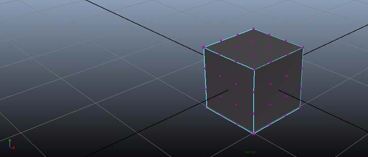 maya怎么创建正方体模型?