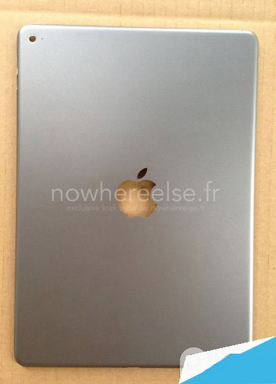 全尺寸iPad Air2后壳谍照曝光 扬声器位置改变