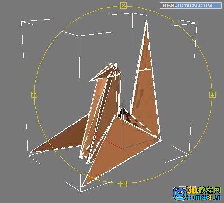 教你如何用3Dmax制作千纸鹤多边形建模