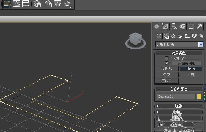 3dmax扩展样条线怎么使用?