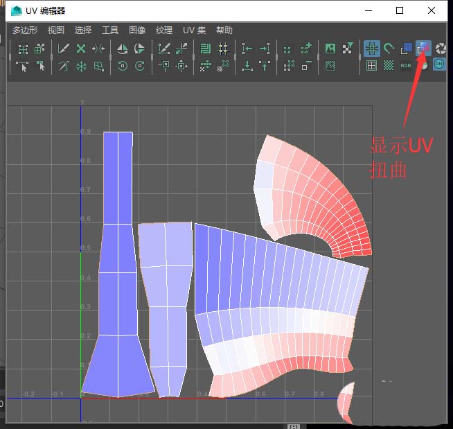 Maya中UV编辑器怎能编辑坐标UV?