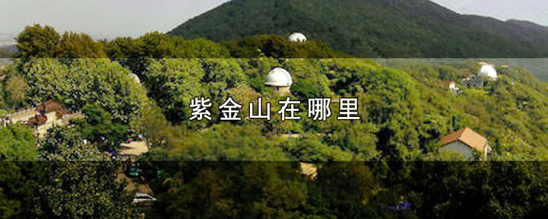 紫金山在哪里