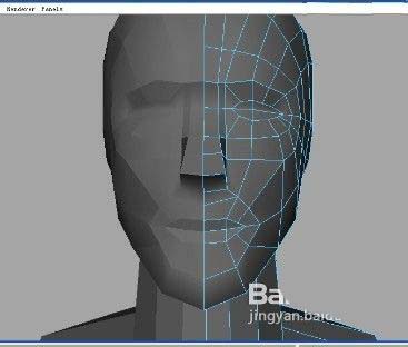 maya怎么制作人物头像模型?