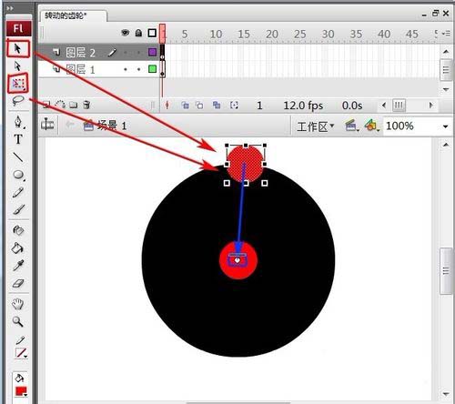 Flash CS3怎么绘制齿轮图形? Flash齿轮图形的画法