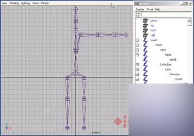 Maya7.0 骨骼动力学之骨骼动画制作教程