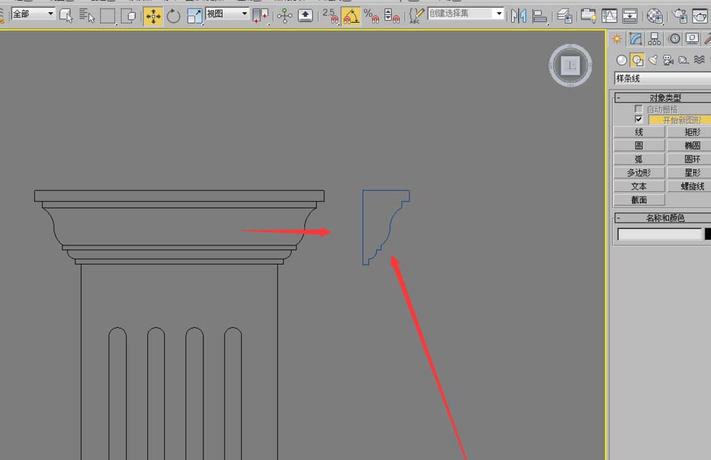 3dmax怎么制作一款立柱罗马柱模型?