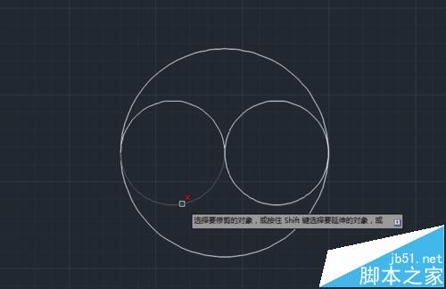 CAD中怎么画太极图形?cad中黑白太极的绘制方法