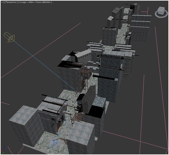 3DSMax渲染教程：渲染战后古城场景图