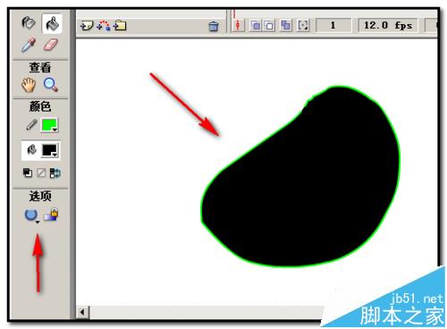 flash怎么使用颜料桶工具填充图案?