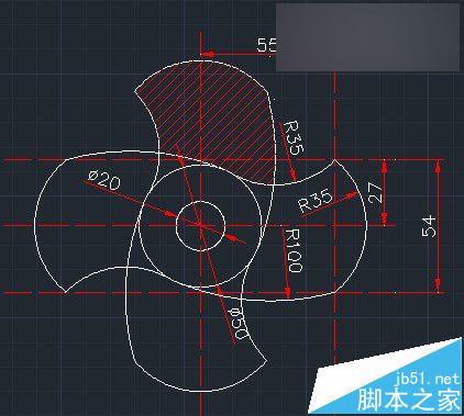 AUTOCAD绘制风扇扇叶教程