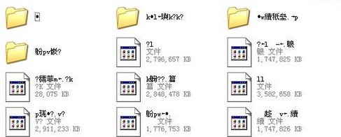 U盘文件夹无法打开提示无法读取源文件都是乱码