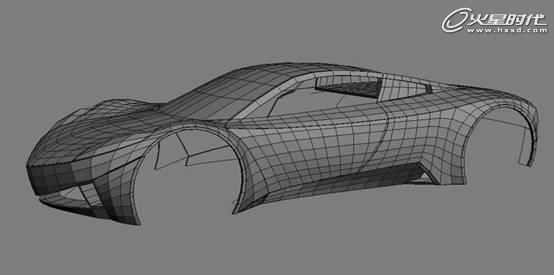 3DSMAX制作Tension GT跑车模型与游戏导入