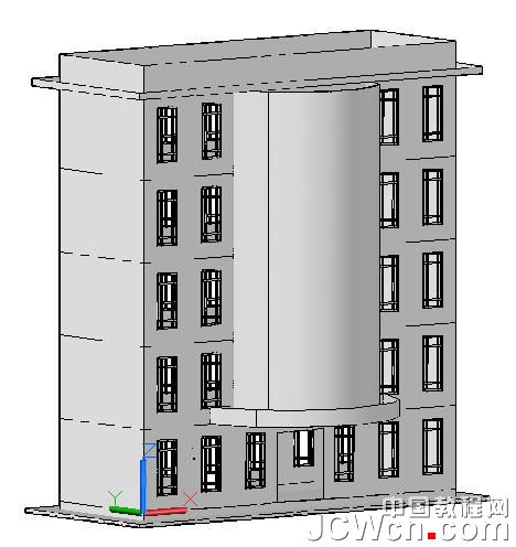 AutoCAD 2011新功能教程：利用曲面命令创建楼房